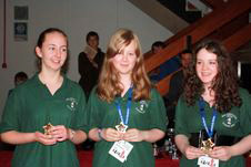 2009 Jessie Gilbert Cup: Jane Hearne, Ruth Cormican and Sarah Cormican