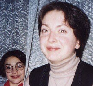 Angela Corry and Danielle Collins (left), Moscow 1994