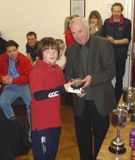 Alasdair Walsh with Tony Gregory TD