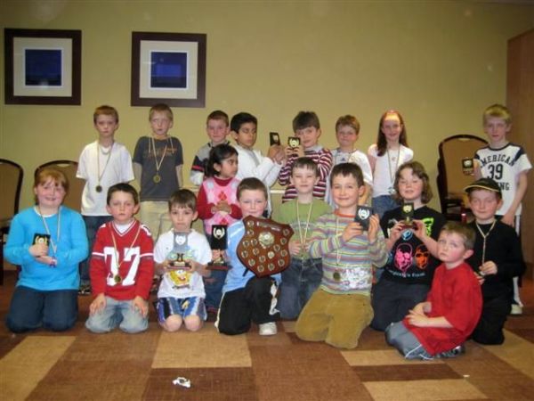 Group of Under 8 players in IJCC - Ballinasloe