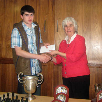 Leinster Championships - Turlough Kelly (Kilkenny) receives his prize