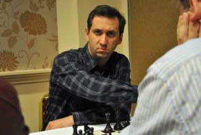 GM Dorian Rogozenco (Romania, 2542) top board for Bray/Greystones in the NCC