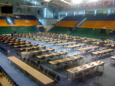 Khanty Mansiysk Olympiad - playing hall