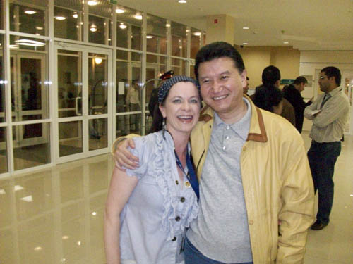 Khanty Mansiysk Olympiad - Úna O Boyle and Kirsan Ilyumzhinov