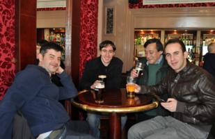 A typical English Masters lunch at Bunratty