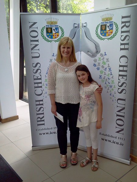 Gearóidín Uí Laighléis and Aisling Ní Laighléis, mother and daughter, both competed in the Centenary Irish Women's Championship