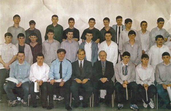 Gaise awards, St. Patrick's Institute: front middle, left to right are are prison officer Max Brohan, GM Alex Baburin and Michel Crowe