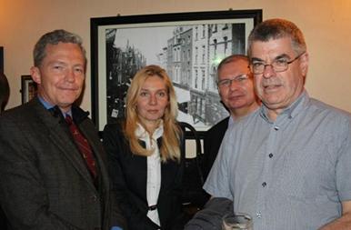 Phil Eyr, Sava Stoisavljevic, Alex Mc Farlane, David James - Garry Kasparov in Ireland