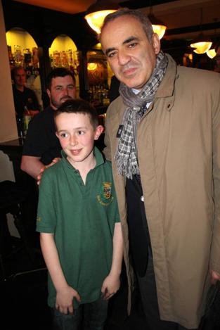 Fiachra Scallan meets Garry Kasparov
