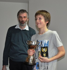 Mihailo Manoilovic, under 14 Champion