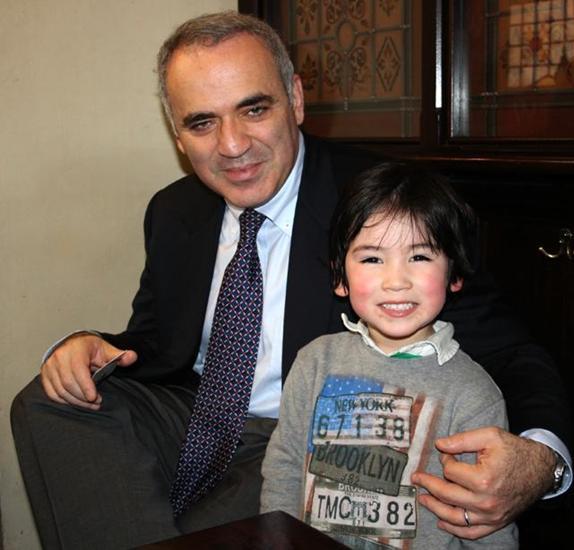 Garry Kasparov meets Oisín Lee Keating
