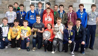 Gonzaga College, winners of the U14, U16 and U19 All-Ireland Schools Championships