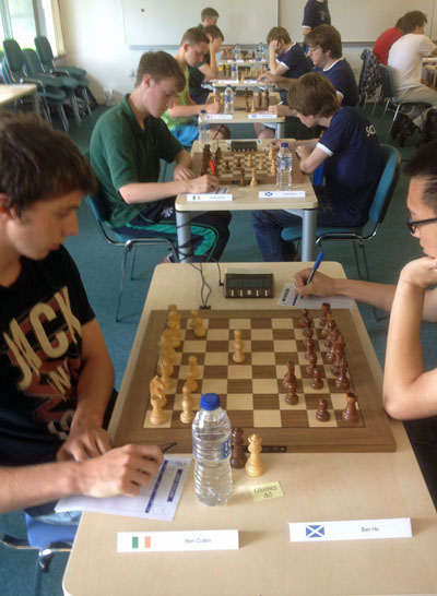 Glorney-Gilbert, Glorney Cup, last round, Scotland 2½-2½ Ireland (left): Ben Cullen, Geoffrey Keating, Scott Mulligan, John Cormican, Oissine Murchadha