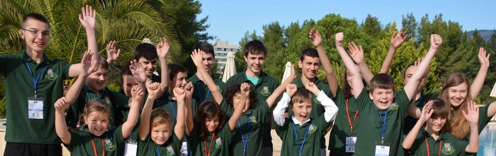 WYCC 2015 - Irish Players jump