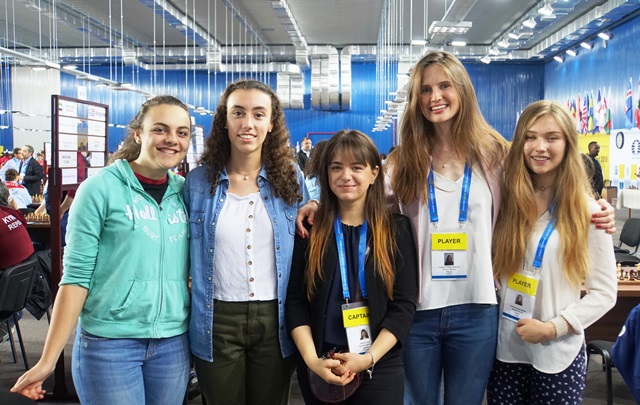 The Irish Ladies Olympiad Team