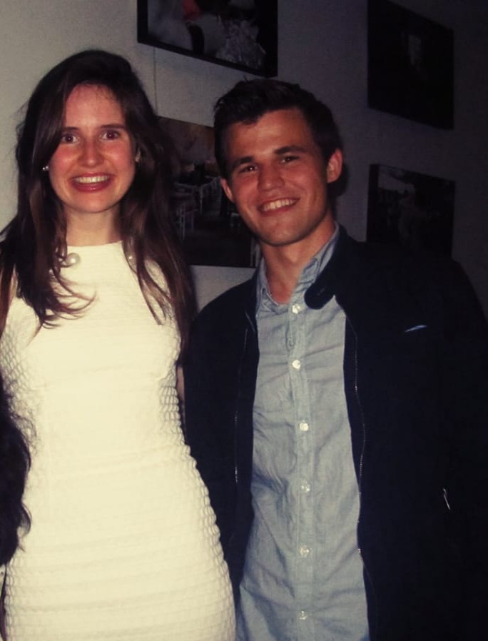Hannah Lowry O'Reilly and Magnus Carlsen