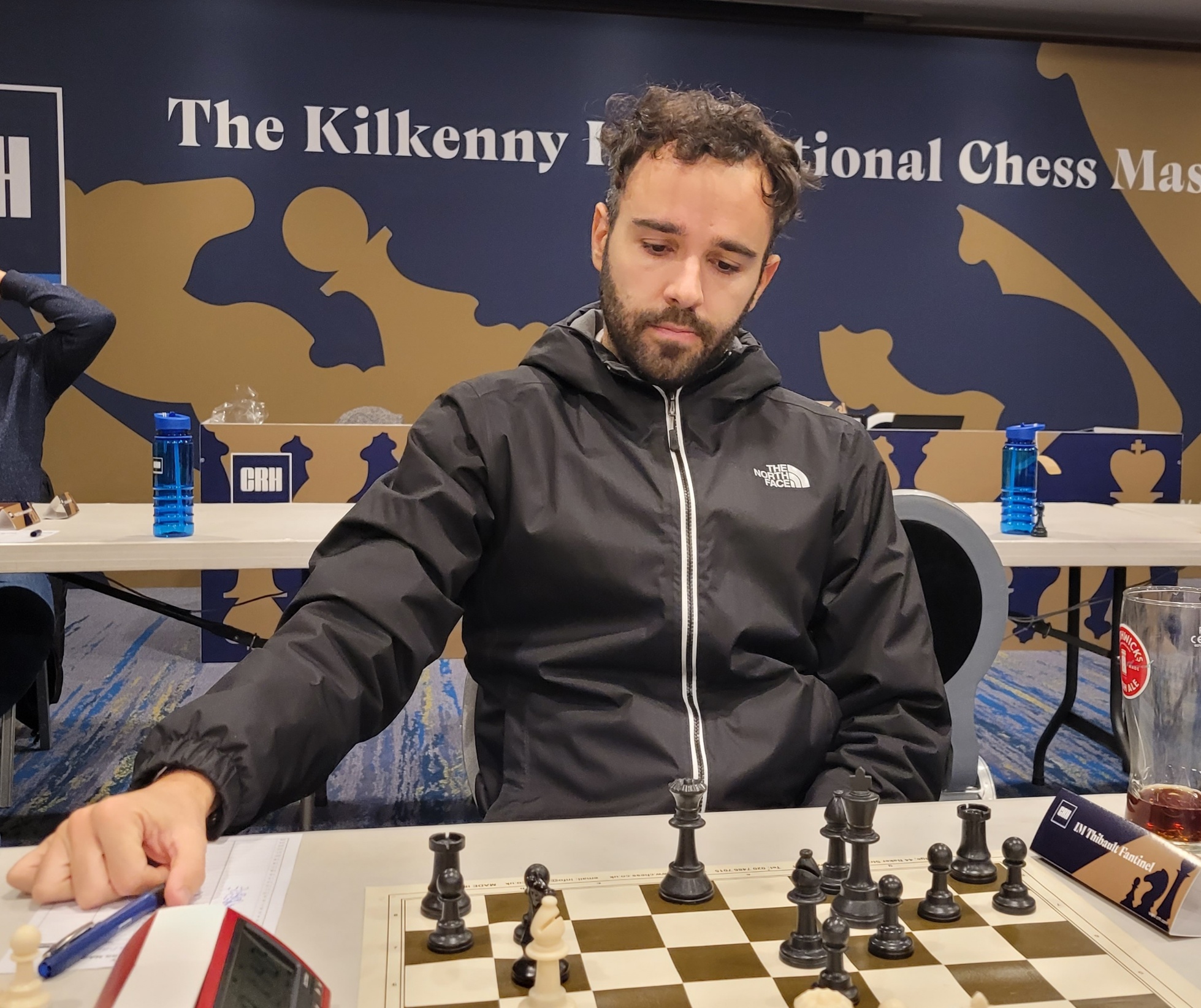 Thibault Fantinel IM, from France at the Kilkenny Masters