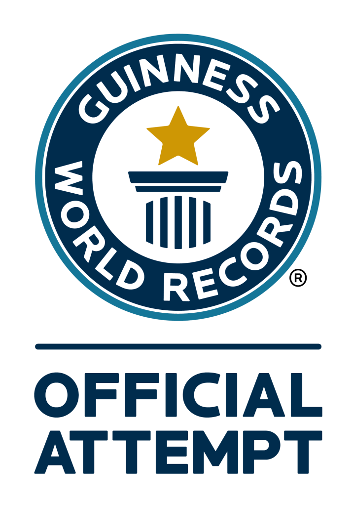 Guinness World Records Logo for FIDE 100 Record Attempt in Drogheda (Portrait)