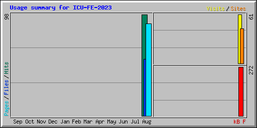 Usage summary for www.icu.ie